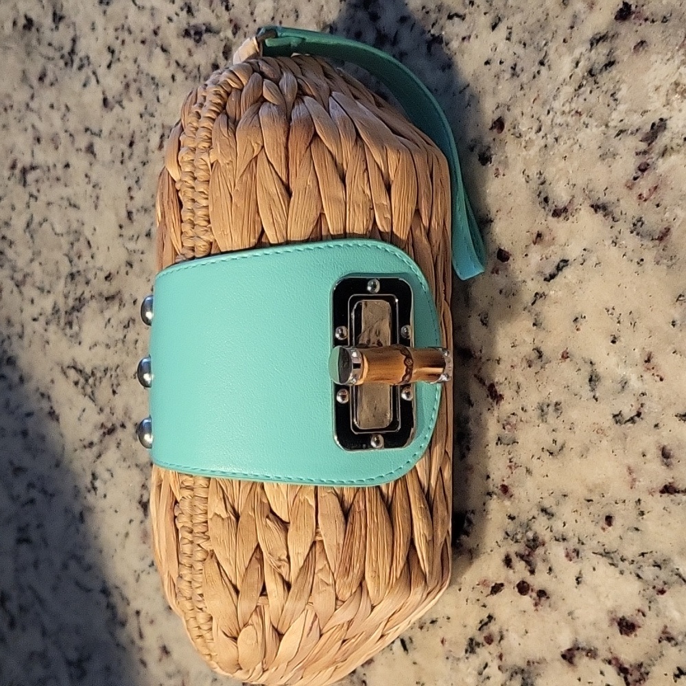 Cato Woven Clutch Bag